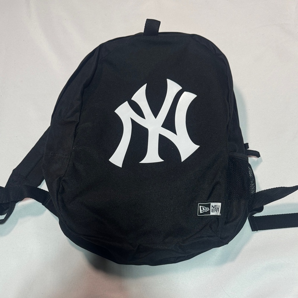 New Era Black and White Backpack